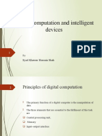 Digital Computation and Intelligent Devices