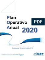 Plan Operativo Anual POA 2020