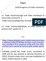 Trade Union Notes 1