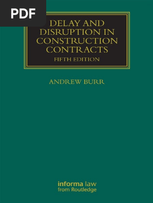 Delay and Disruption in Construction Contracts