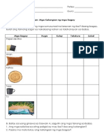 5katangian NG Solid - Activity Sheet