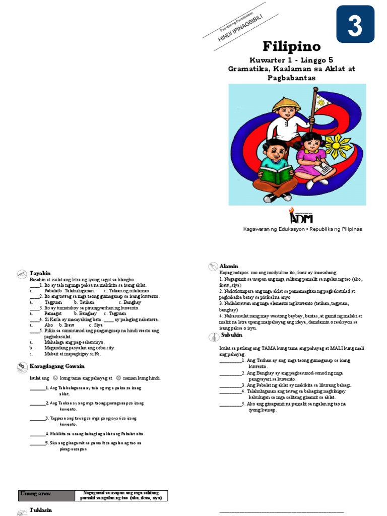 Filipino q1 w5 | PDF