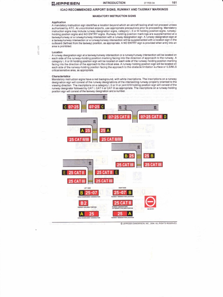 ICAO Airport Signage Standards | PDF | Runway | Airport