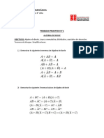 Tp1-Algebra de Boole