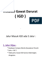 Instalasi Gawat Darurat  (IGD)