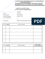 Form Jadwal Konsultasi Akuntansi Dan Manajemen