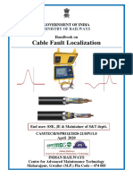 Handbook On Cable Fault Localization PDF
