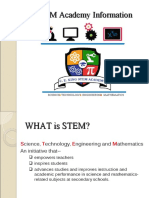 T-STEM Presentation Middle