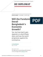Will The Pandemic Derail Bangladesh's Economic Growth - The Diplomat PDF