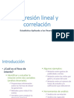 Regresion Lineal y Correlación