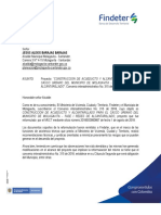 Oficio Radicado Reformulacion Findeter PDF