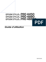 Stylus Pro 4450-4880-4880c Utilisation