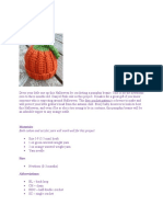 Halloween by Crocheting A Pumpkin Beanie