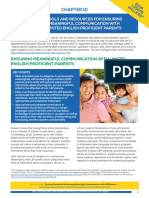 Ensuring Meaningful Communication With Limited English Proficient Parents