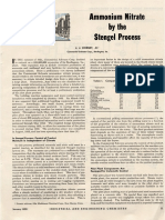 Ammonium Nitrate The Stengel Process: J. Dorsey