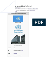 Organización Mundial de La Salud