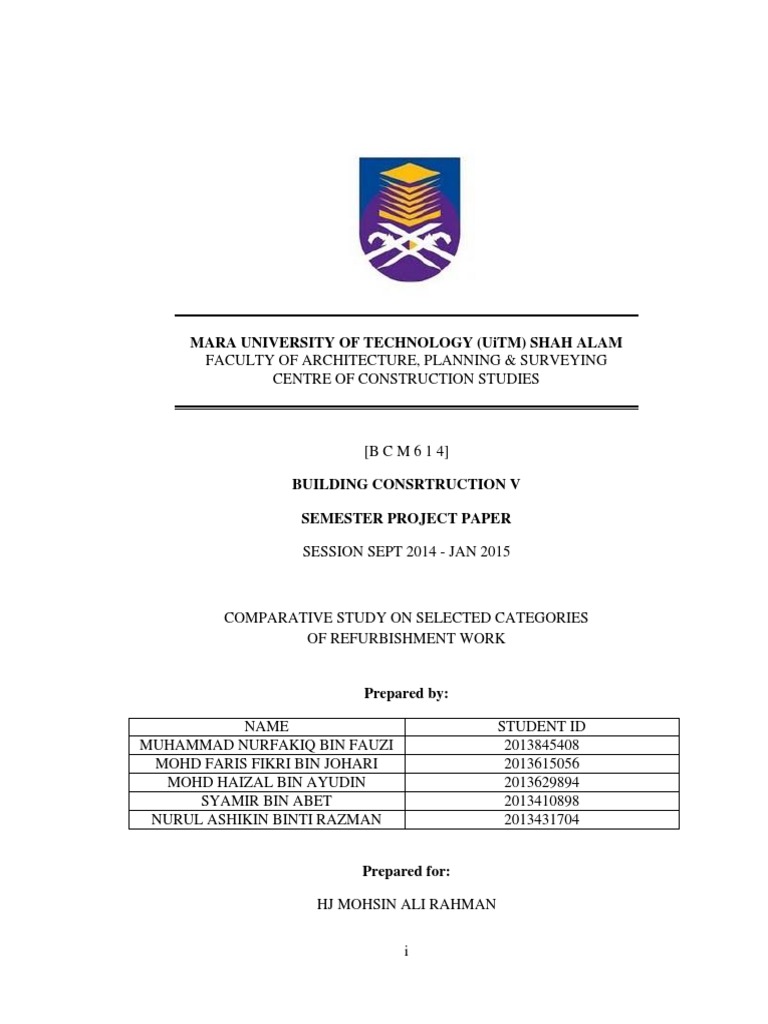 Mara University of Technology (Uitm) Shah Alam | PDF | Nature | Business