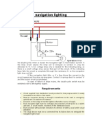 Navigation lighting operation and requirements