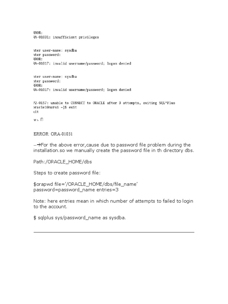Errors & Documentation | PDF | Installation (Computer Programs) | Databases