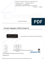 Puente H CIRCUITOS INTEGRADOS Y MICROCONTROLADORES - Circuito Integrado L293D