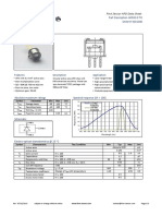 Part Description AD500-9 TO Order # 3001380: First Sensor APD Data Sheet