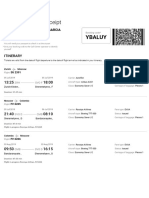 E-Ticket Itinerary Receipt: Ybaluy