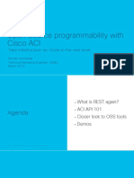 Open Source Programmability With Cisco ACI: Take Infastructure-as-Code To The Next Level