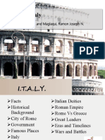 Ancient Italy: Gianan, Eleonor F. and Maglaqui, Ramon Joseph N