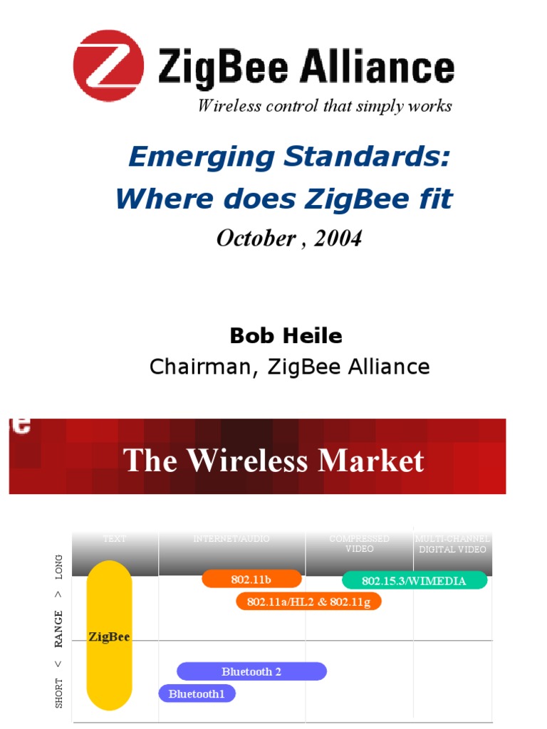 Emerging Standards: Where Does Zigbee Fit: October, 2004 | PDF ...