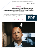 Trailblazer Takeaways - Just Mercy' Author Bryan Stevenson On Achieving Equal Justice - T Mobile Newsroom