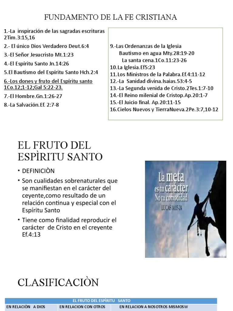 Fundamento de La Fe Cristiana N 1 | PDF | espíritu Santo | Cristo (título)
