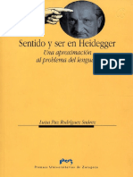 Heidegger Sentido y Ser Lenguaje PDF