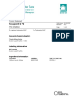 Texapon® N 70: Product Datasheet