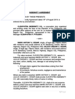 51 Indemnity Contract PDF