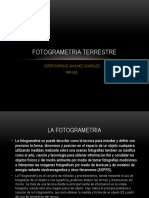 FOTOGRAMETRIA TERRESTRE: FUNDAMENTOS, TIPOS Y APLICACIONES