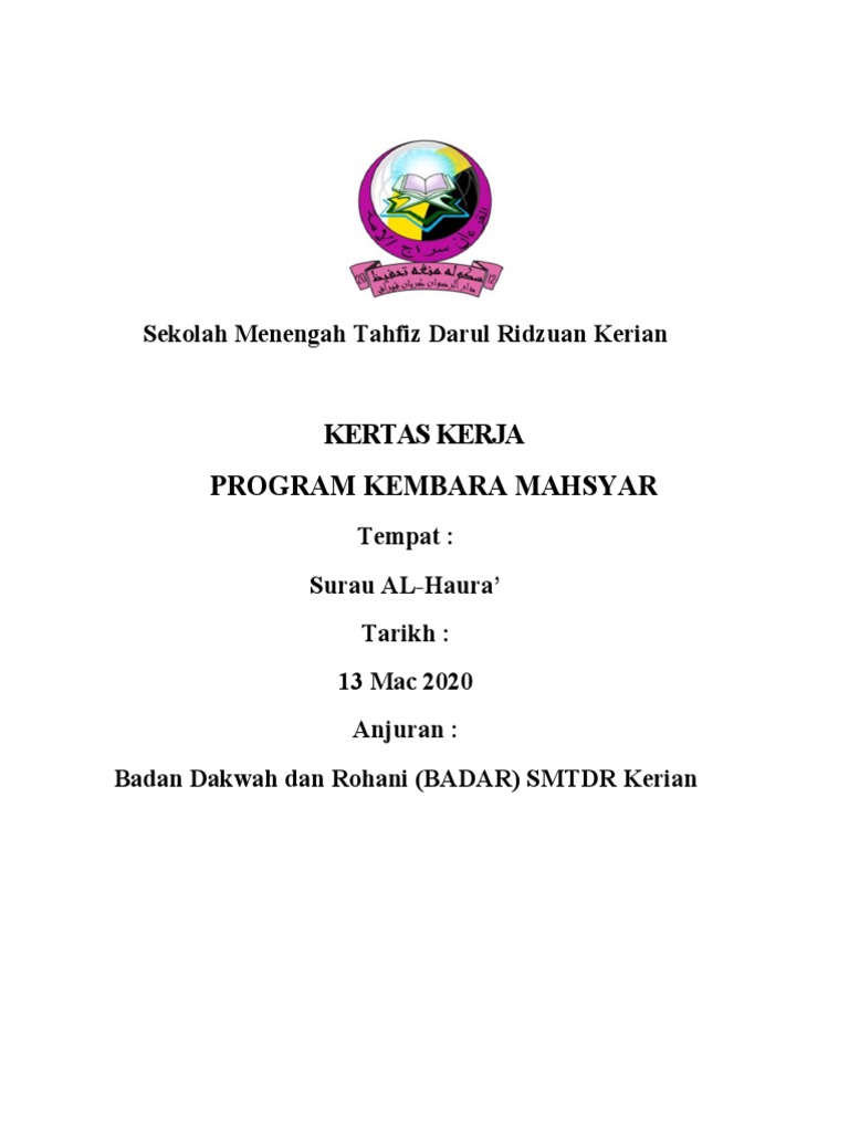 Kembara Mahsyar Pdf