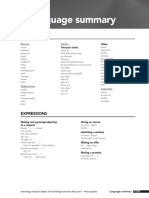 Interchange5thEd Level2 Language Summary Unit6 PDF