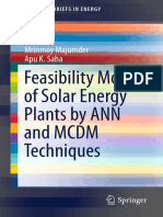 Feasibility Model of Solar Energy Plants by ANN and MCDM Techniques - Mrinmoy Majumder, Apu K. Saha (Springer, 2016) PDF