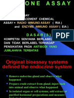 DASAR (3) :: 1. Bio Assay 2. Chemical Assay Radio Displacement Chemical Assay (Ria) and (Eia)