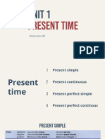 Unit 1: Present Time