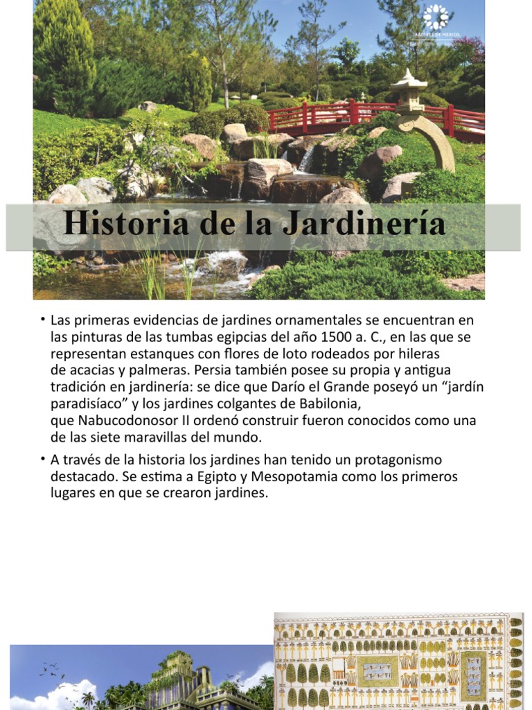 Breve Historia de la Jardinería | PDF