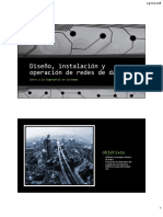 Diseño, Instalación y Operación de Redes de Datos: Objetivos