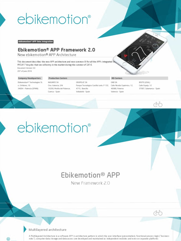 Ebikemotion Tech APP Framework PDF | PDF | Mobile App | Ios