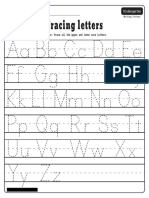 Alphabet - One Page PDF