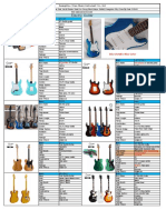 6 Stock Electric Guitar & Bass 20201010