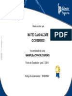Certificado Mateo COL. Cano