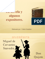 La Novela y Algunos Expositores