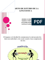 Objeto de Estudio de La Linguistica!!