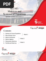 M1 - Matrices and Systems of Equations