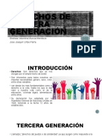 Derechos Tercera Generación